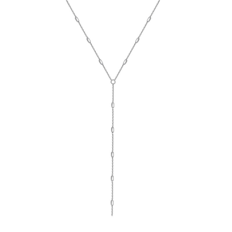 Collier de chaîne de câble perlé N1049