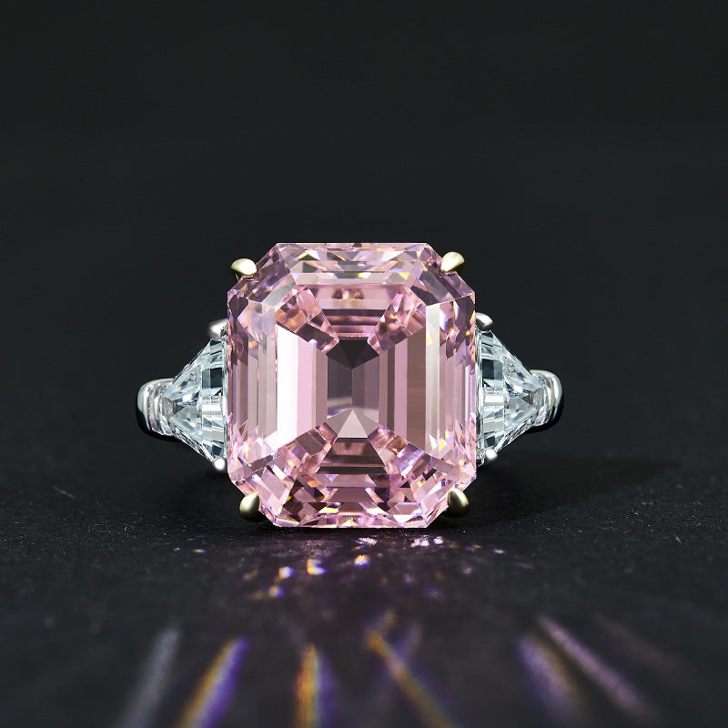 Bague de mariage fluorite morganite R0311