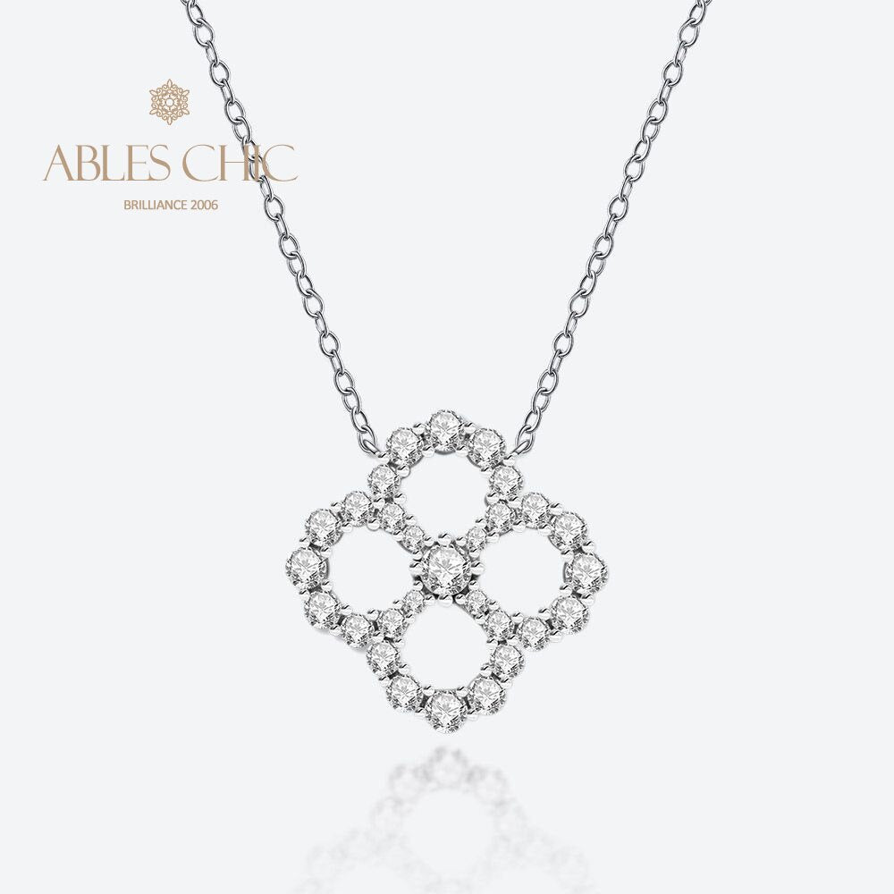 Collier emblématique trèfle celtique P0754