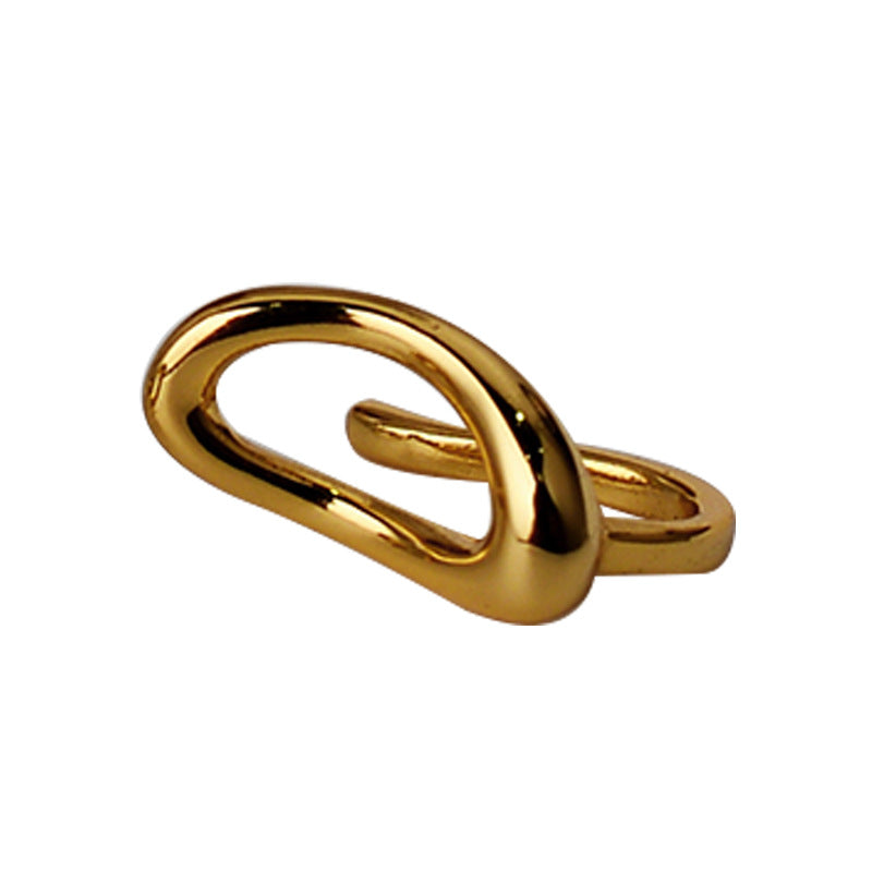 Manchette d'oreille à clip en fil ovale E1096, 1 pièce