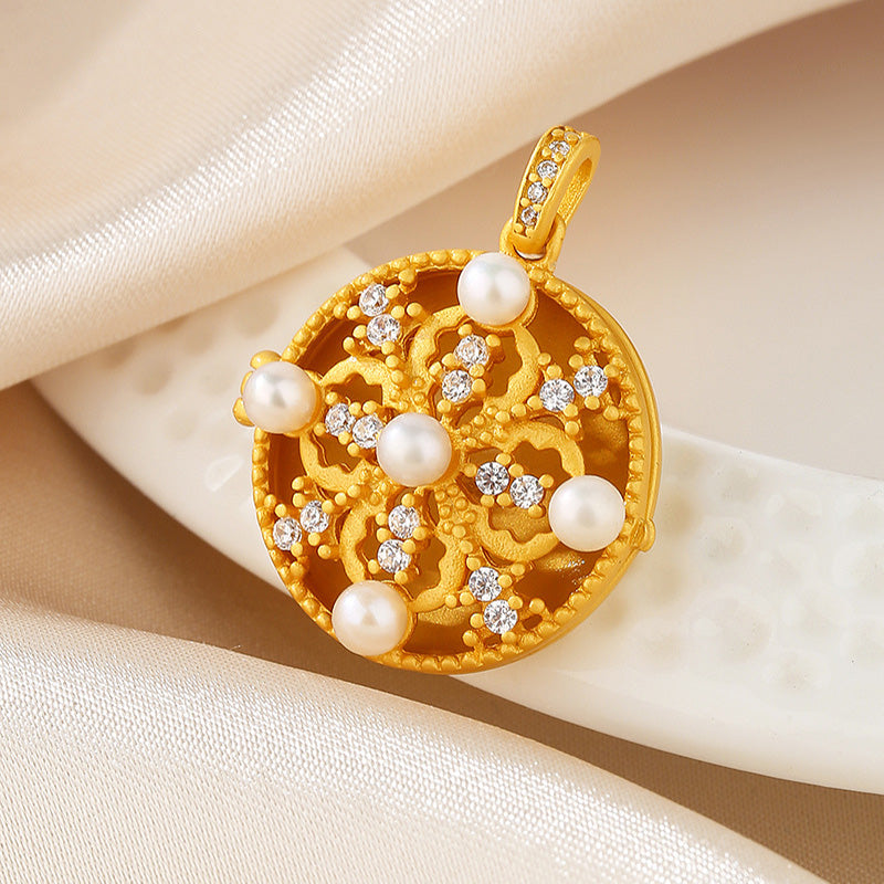 Pendentif sachet de perles d’eau douce uniquement PN1011
