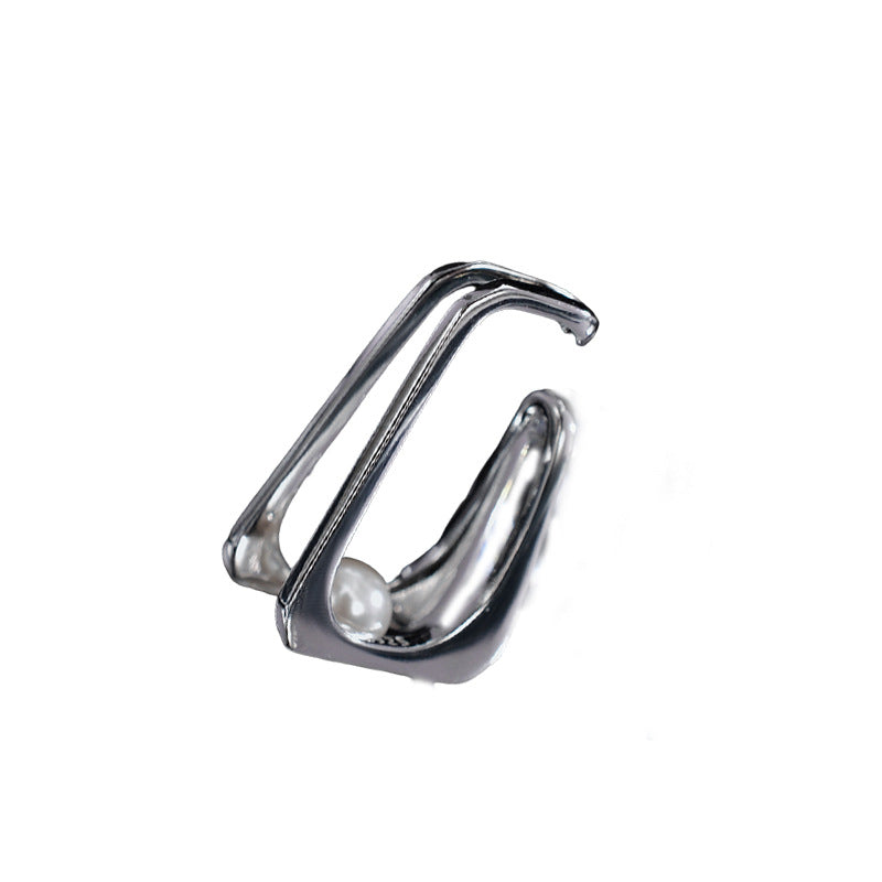 Manchette d'oreille en perles de coquillage géométrique E1055 1 pièce