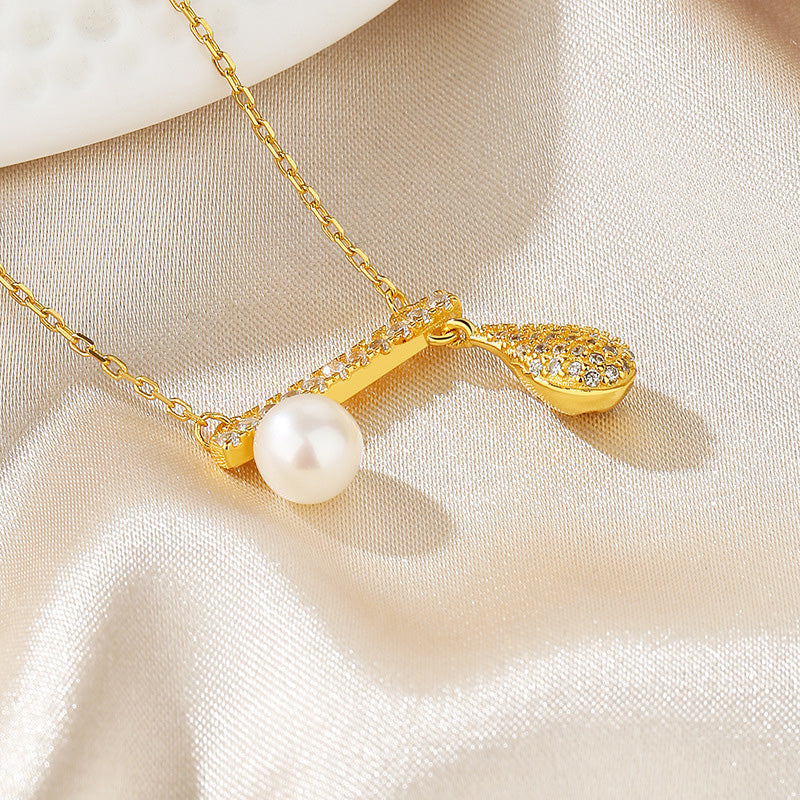Collier pendant de perles d'eau douce PN1005