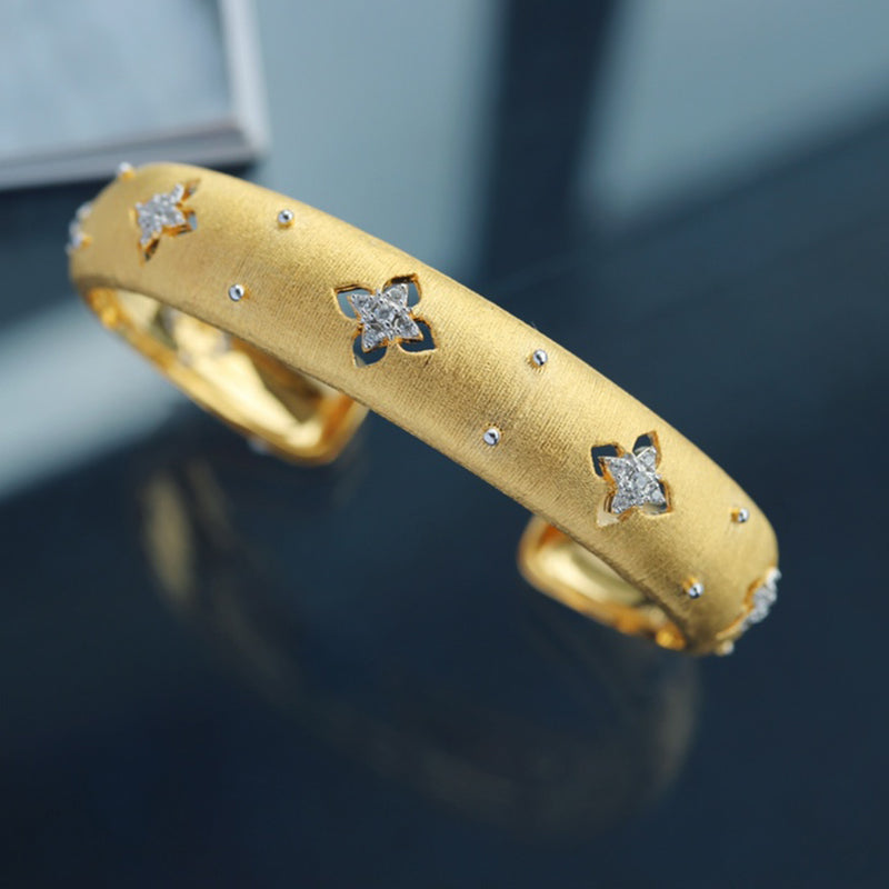 Bracelet Trèfles Éléments Soyeux 6037