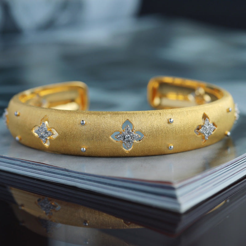 Bracelet Trèfles Éléments Soyeux 6037