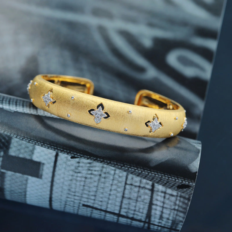 Bracelet Trèfles Éléments Soyeux 6037