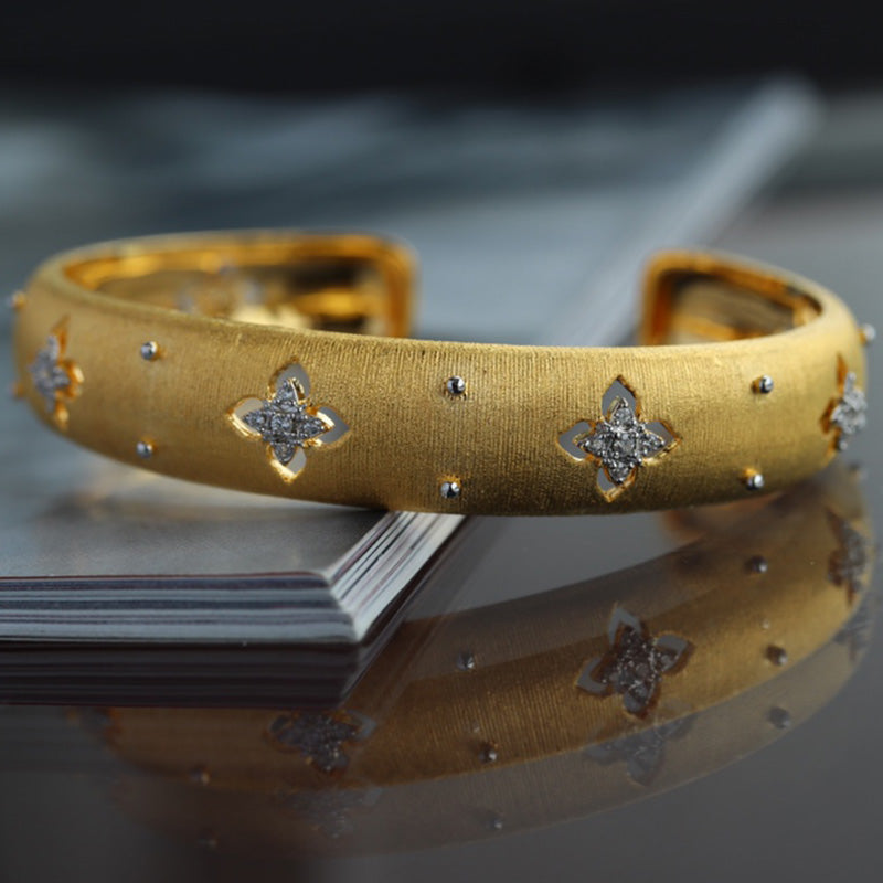 Bracelet Trèfles Éléments Soyeux 6037