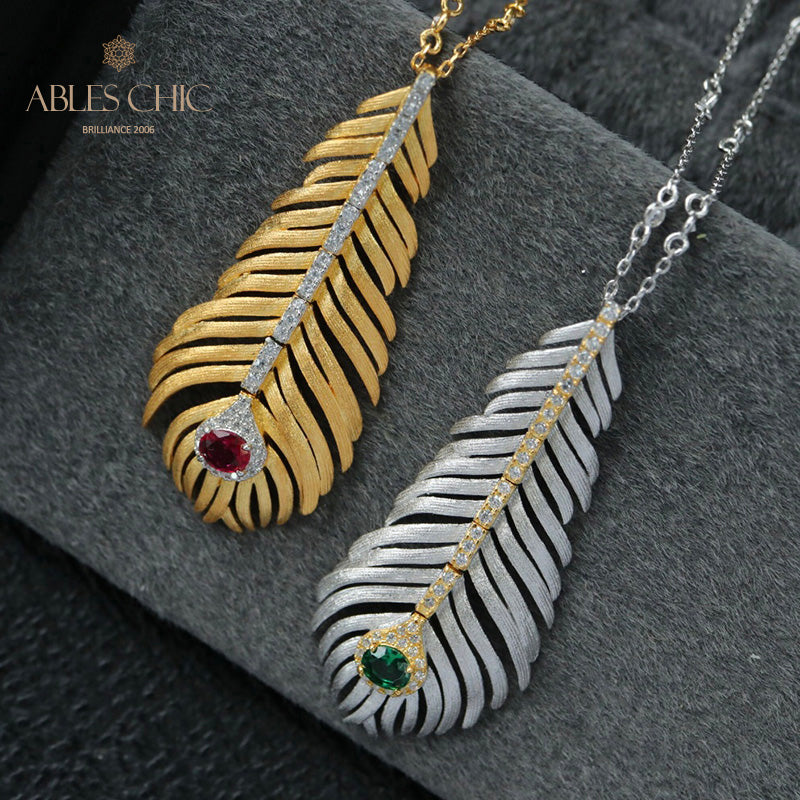 Collier d'aiguilles de pin brossé 6164