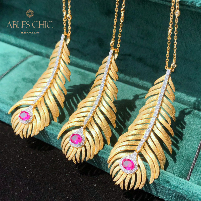 Collier d'aiguilles de pin brossé 6164