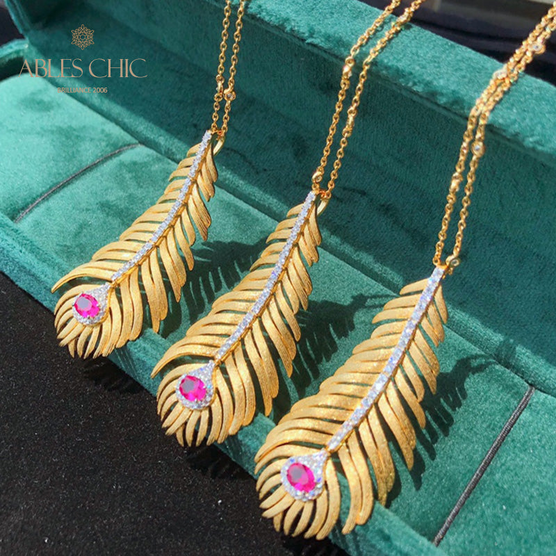 Collier d'aiguilles de pin brossé 6164