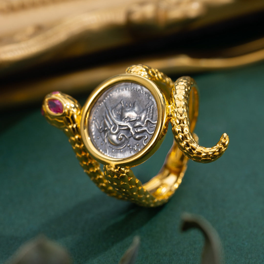 Bague Serpent Pièce Romaine 6171