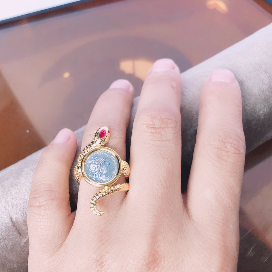 Bague Serpent Pièce Romaine 6171