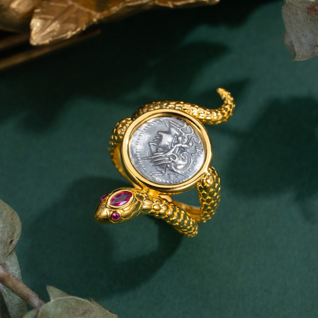 Bague Serpent Pièce Romaine 6171