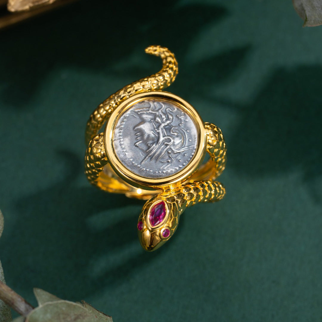 Bague Serpent Pièce Romaine 6171