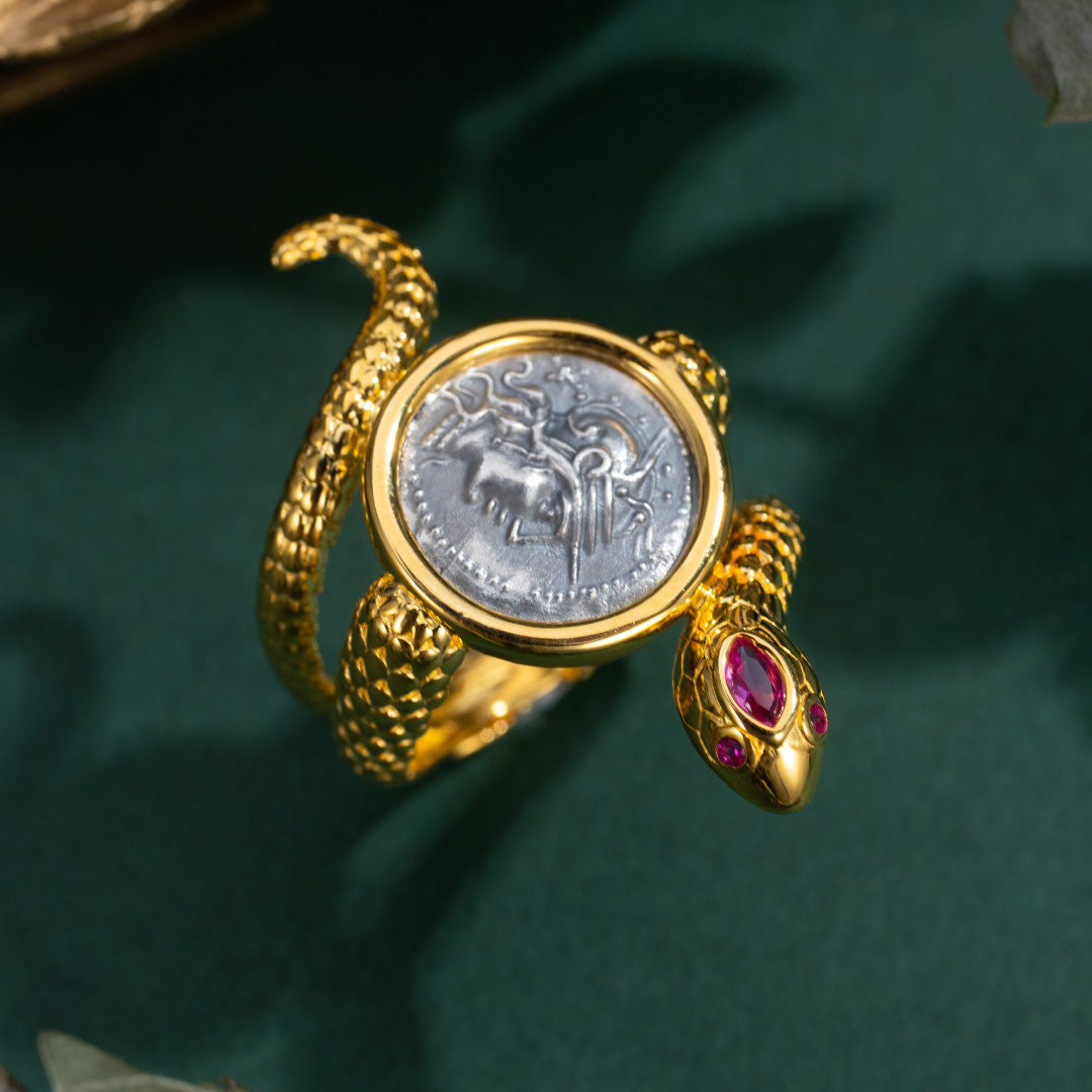 Bague Serpent Pièce Romaine 6171