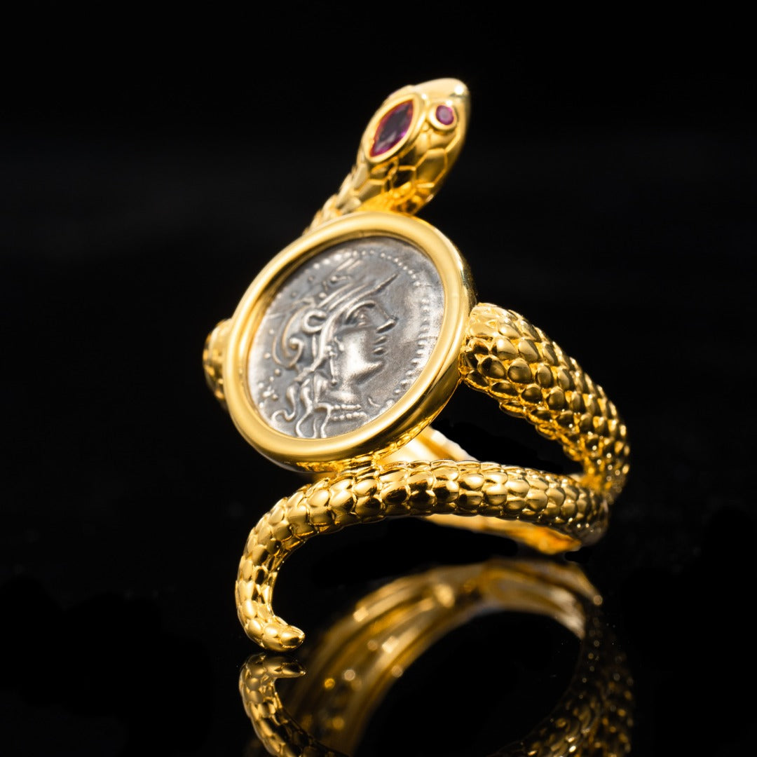Bague Serpent Pièce Romaine 6171