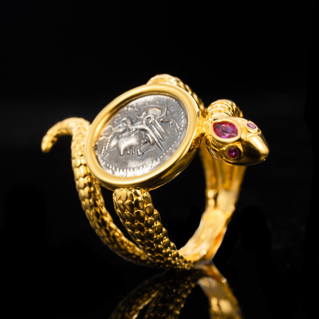 Bague Serpent Pièce Romaine 6171