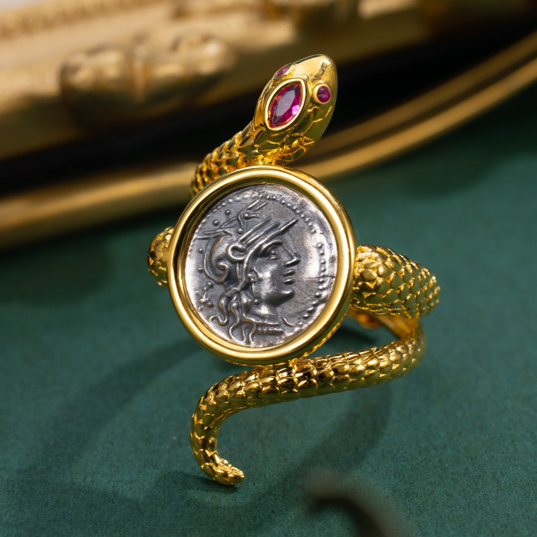 Bague Serpent Pièce Romaine 6171