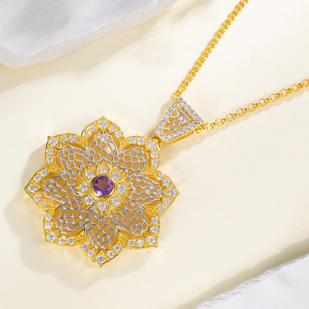 Collier de fleurs aériennes 6190