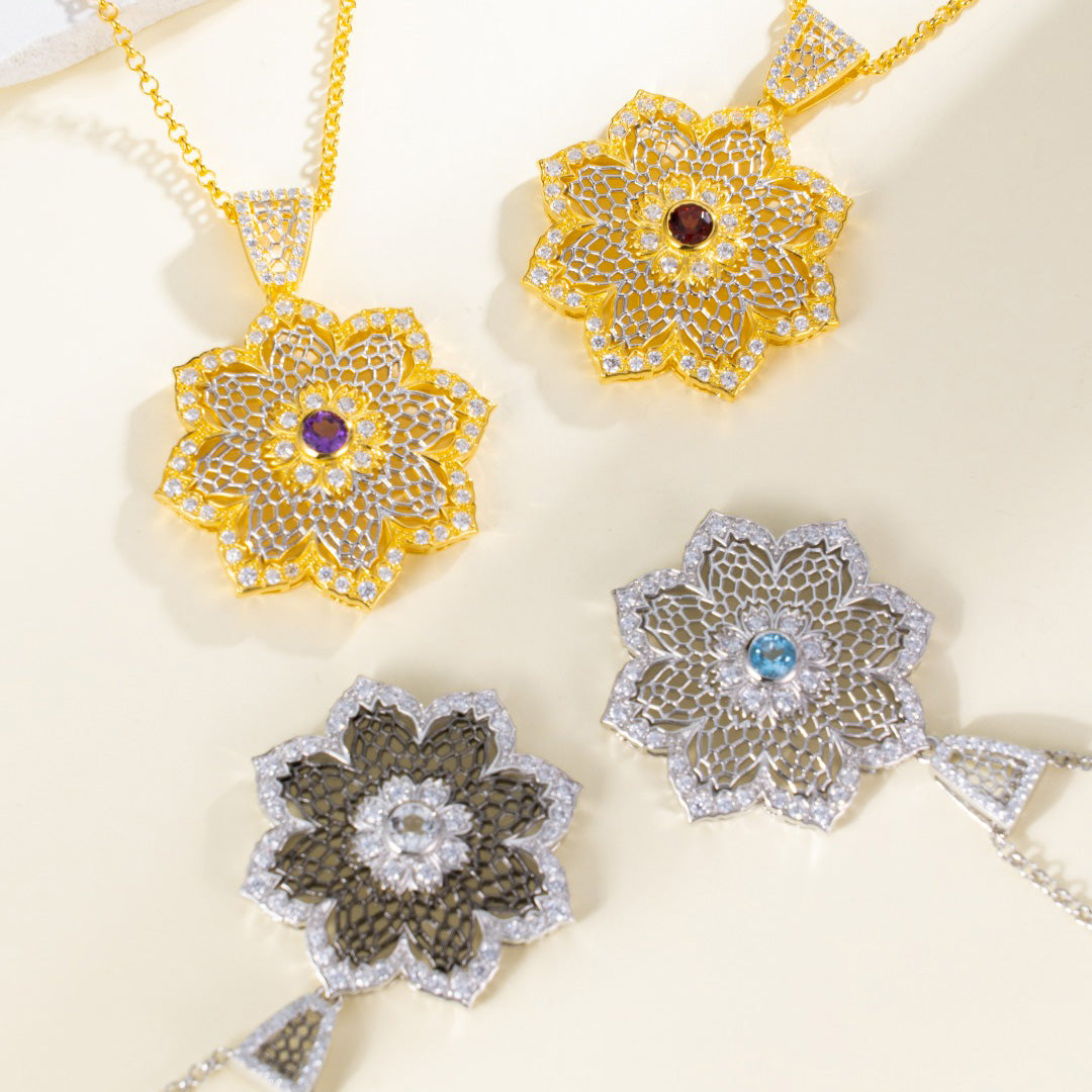 Collier de fleurs aériennes 6190