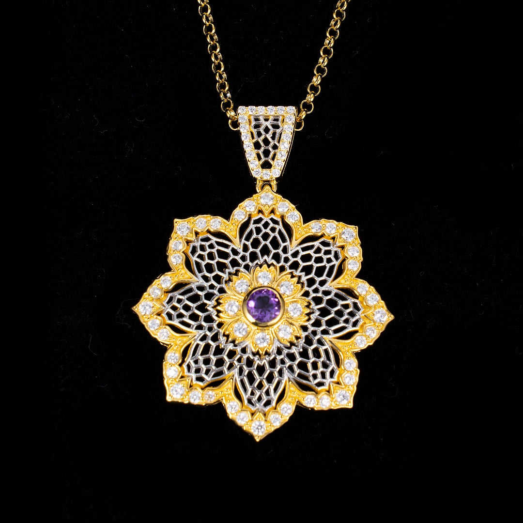 Collier de fleurs aériennes 6190