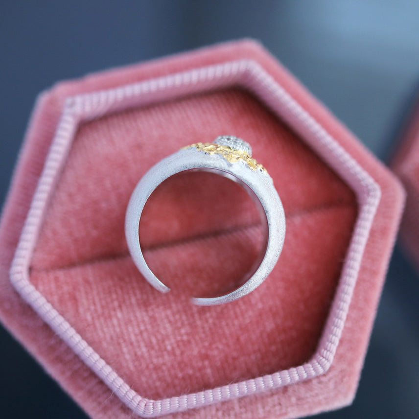 Bague Soyeuse Florale Topaze 6191