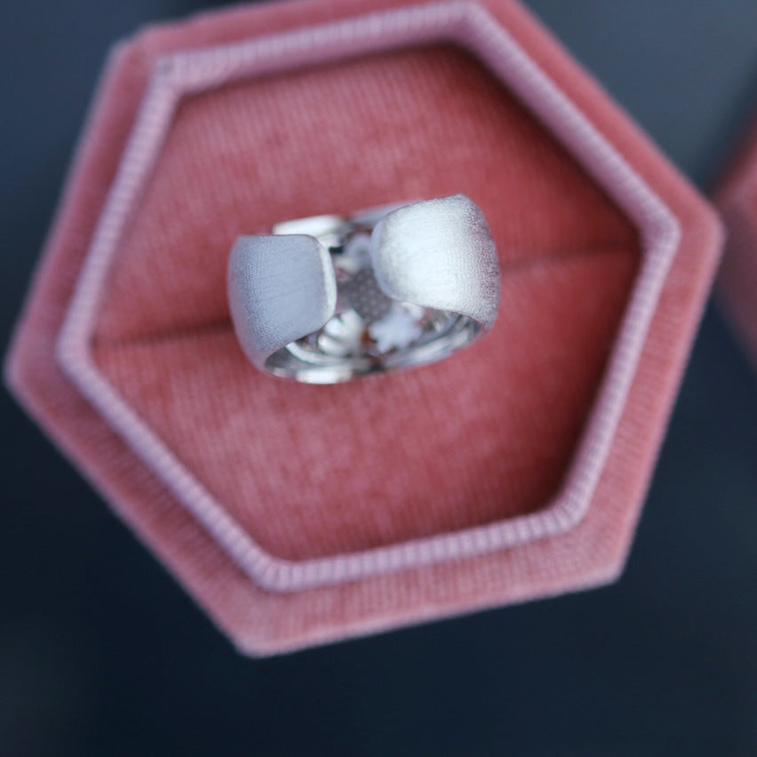 Bague Soyeuse Florale Topaze 6191
