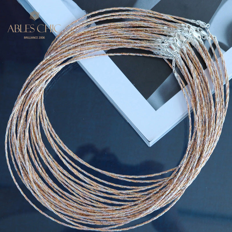 Collier Tressé Tricolore 6212