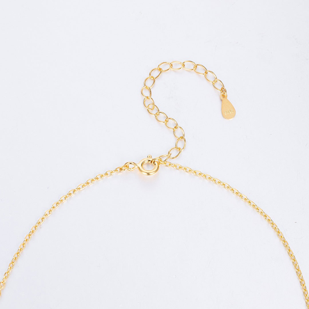 Collier classique avec accents de topaze 6215