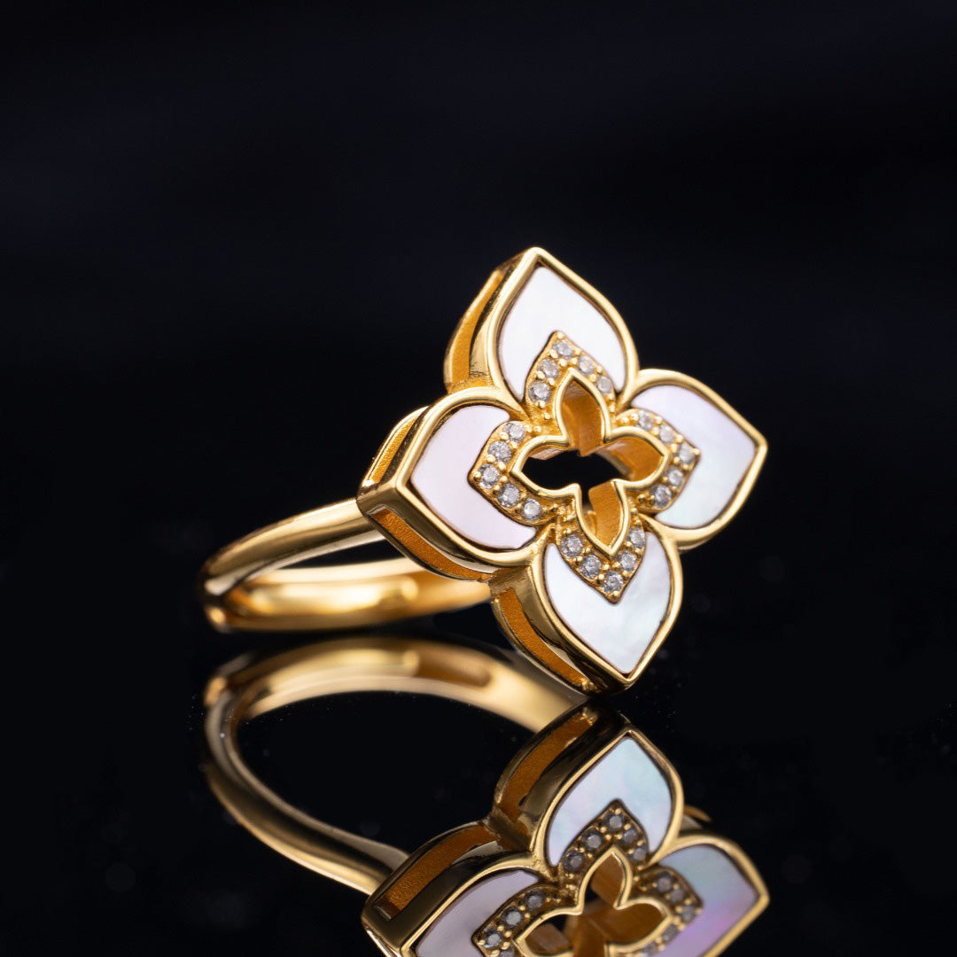 Bague Trèfle Coquillage Iconique 6203
