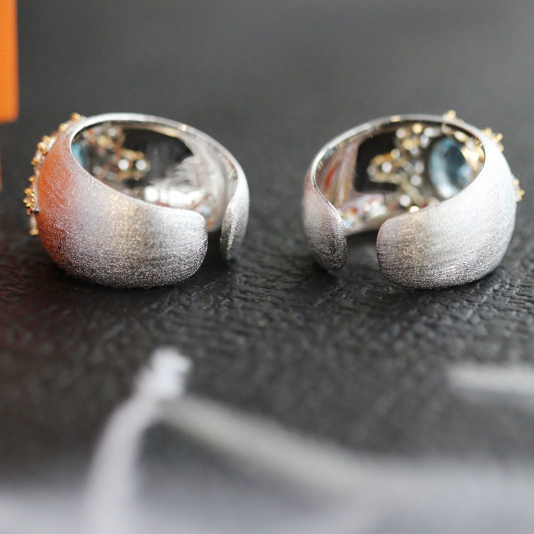 Bague Étoilée Topaze Naturelle 6273