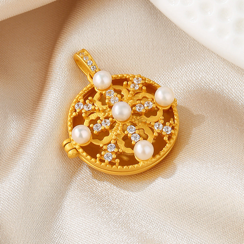 Pendentif sachet de perles d’eau douce uniquement PN1011