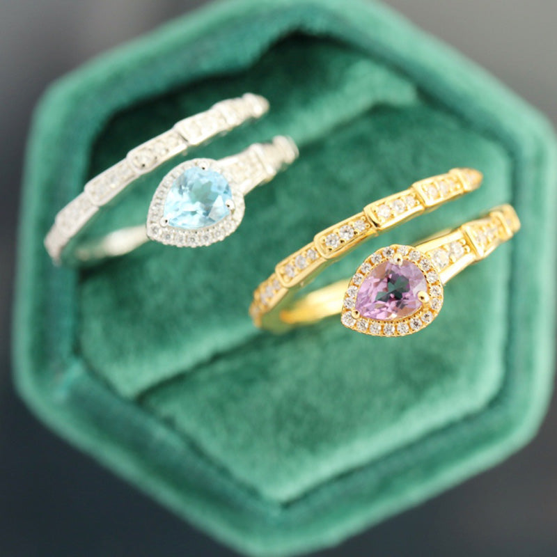 Bague Serpent Sectionnée 6287