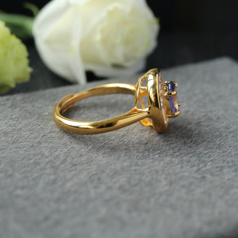 Bague ovale Halo Gem 6356