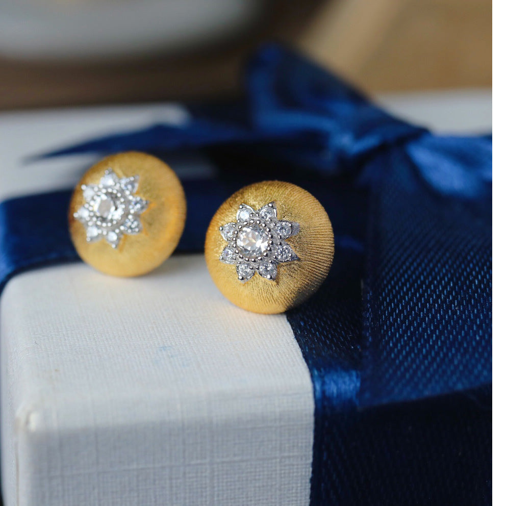 Boucles D'Oreilles Dôme Ajourées Étoilées 6372