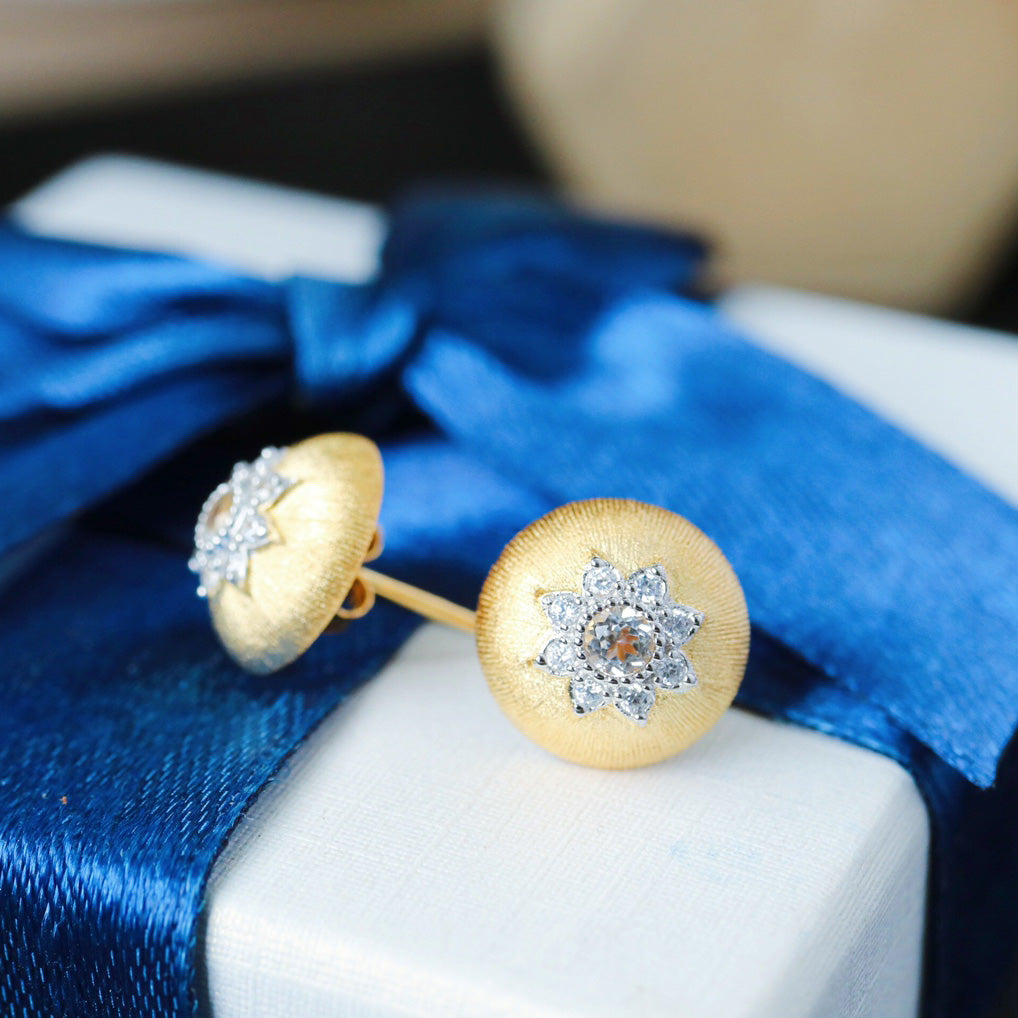 Boucles D'Oreilles Dôme Ajourées Étoilées 6372