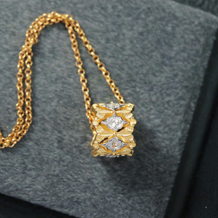 Collier Bague Ajouré Étoilé 6380
