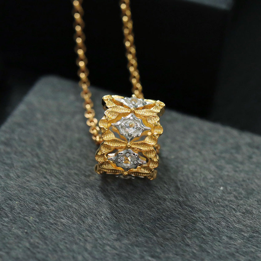 Collier Bague Ajouré Étoilé 6380