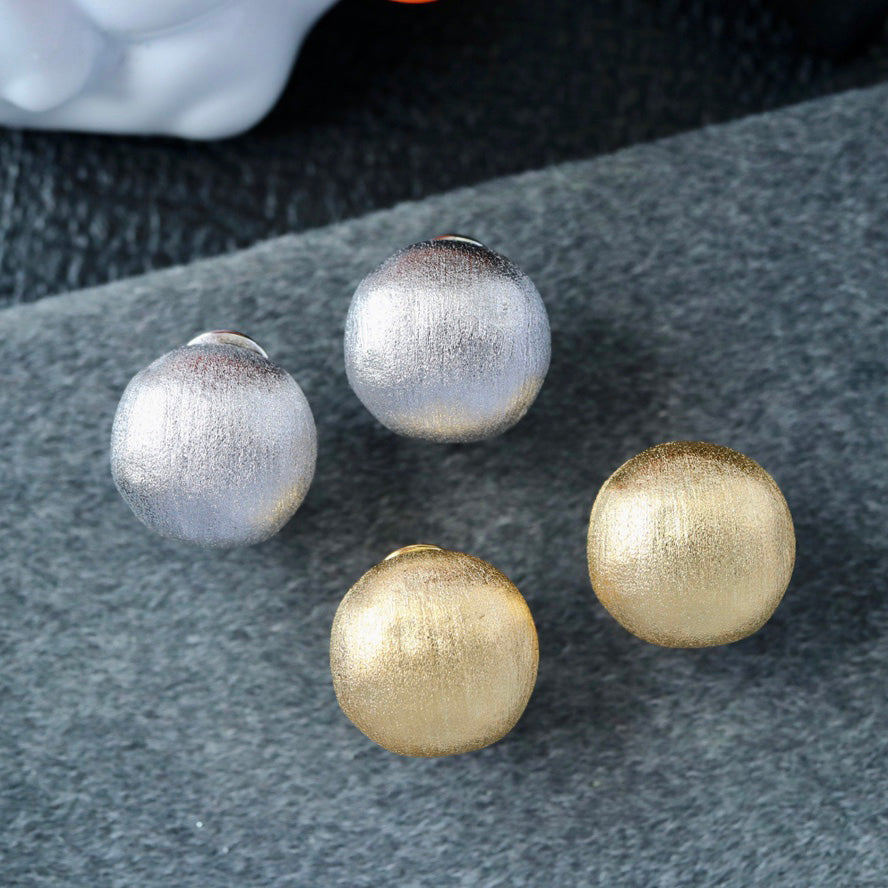 Boucles D'oreilles Disque Mat 6420