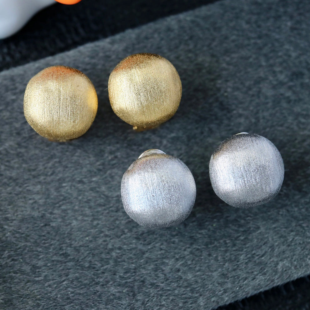Boucles D'oreilles Disque Mat 6420