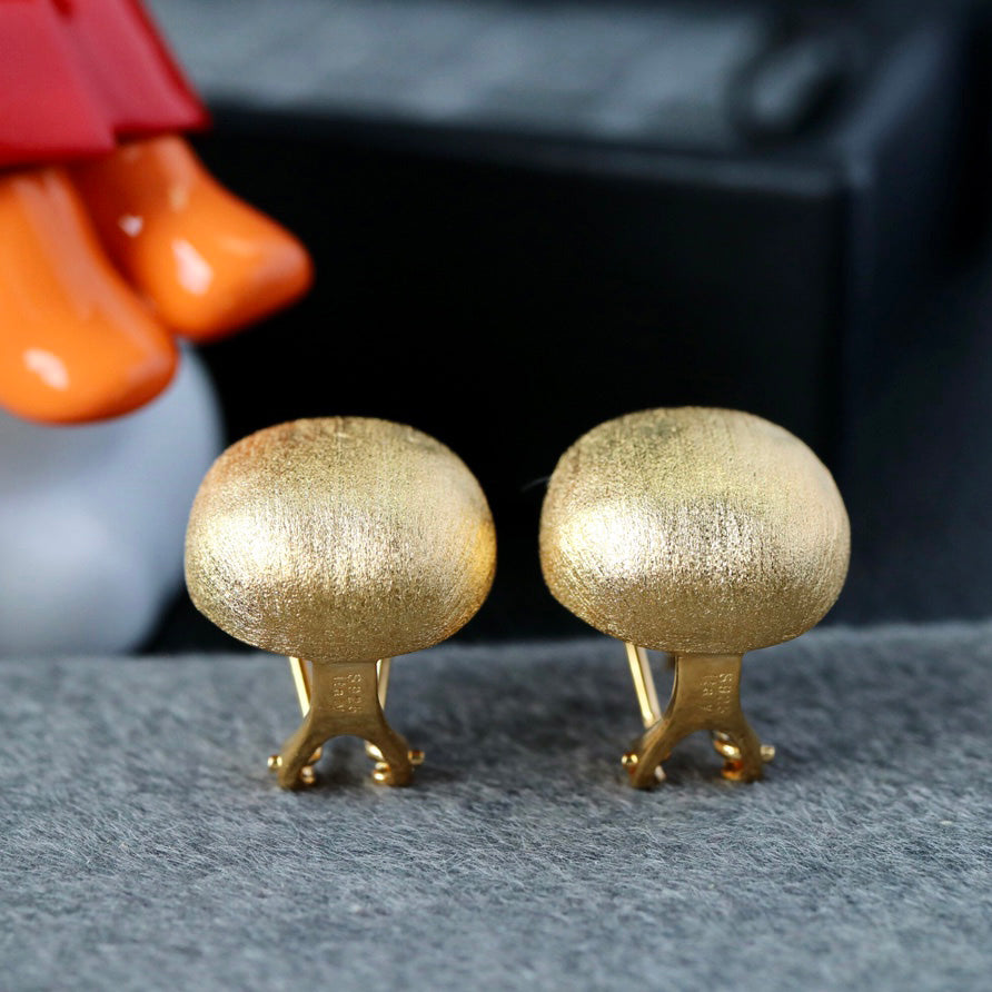Boucles D'oreilles Disque Mat 6420