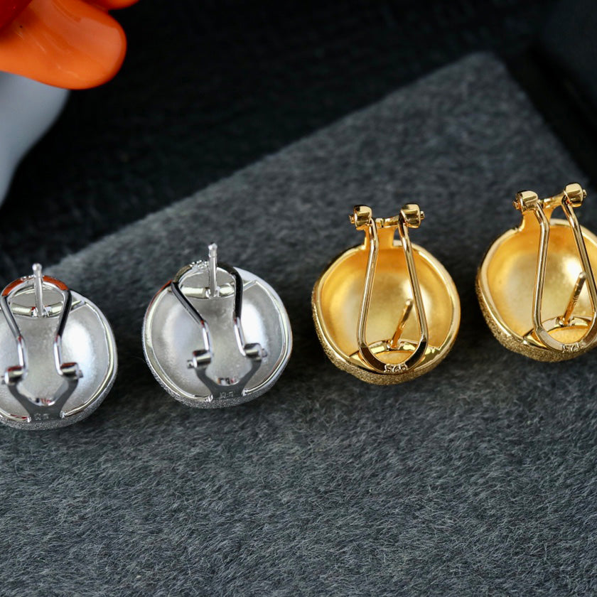 Boucles D'oreilles Disque Mat 6420