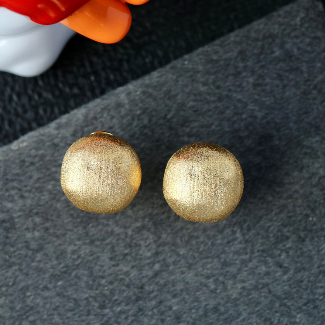 Boucles D'oreilles Disque Mat 6420