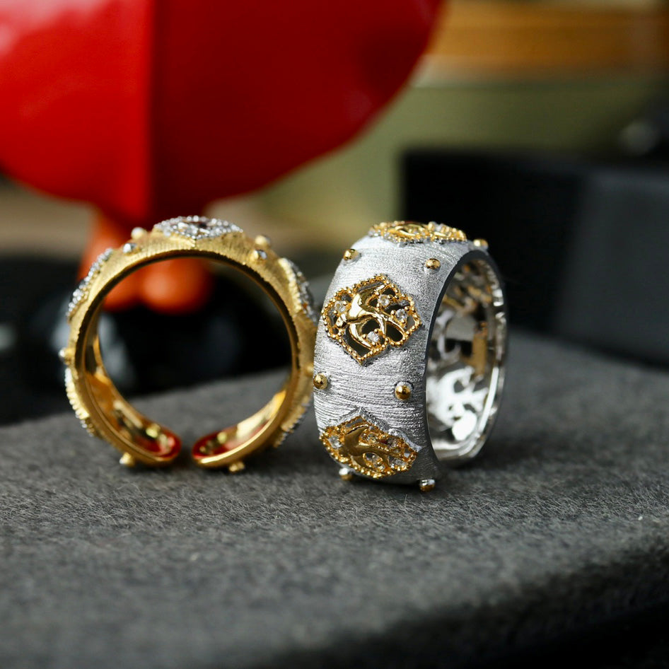 Anneau Ouvert Soyeux Fretwork 6436