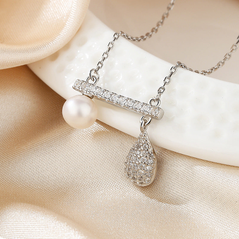 Collier pendant de perles d'eau douce PN1005