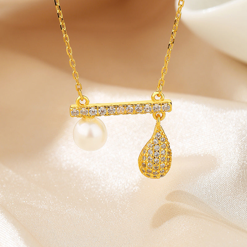 Collier pendant de perles d'eau douce PN1005