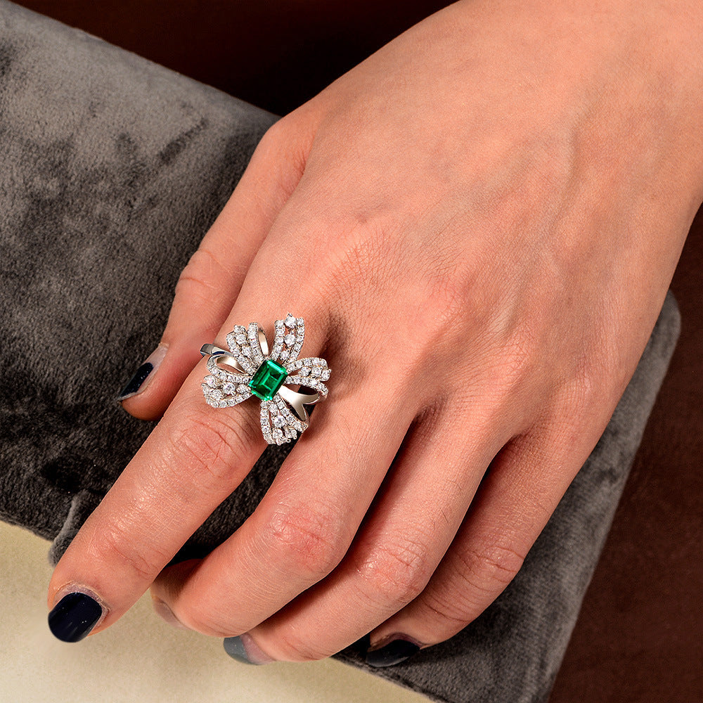 Bague cocktail papillon tourmaline R1262