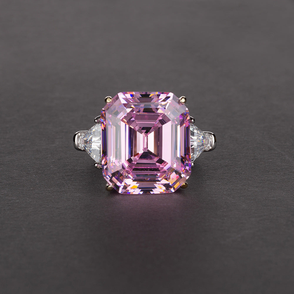 Bague de mariage fluorite morganite R0311