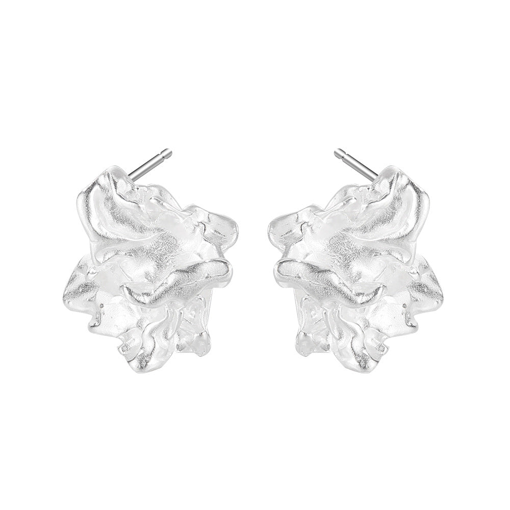 Clous irréguliers effet feuille d'aluminium à volants E1165