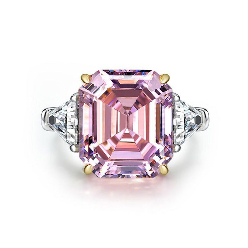 Bague de mariage fluorite morganite R0311